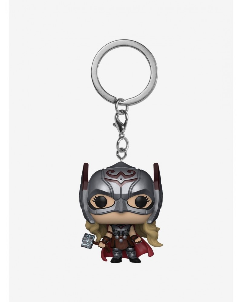 Funko Marvel Thor: Love And Thunder Pocket Pop! Mighty Thor Vinyl Key Chain $3.48 Key Chains