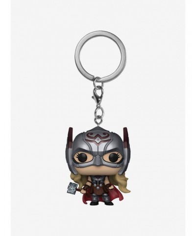 Funko Marvel Thor: Love And Thunder Pocket Pop! Mighty Thor Vinyl Key Chain $3.48 Key Chains