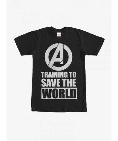 Marvel Avengers Training to Save World T-Shirt $9.56 T-Shirts