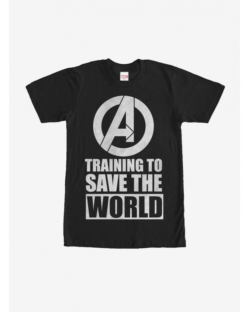 Marvel Avengers Training to Save World T-Shirt $9.56 T-Shirts