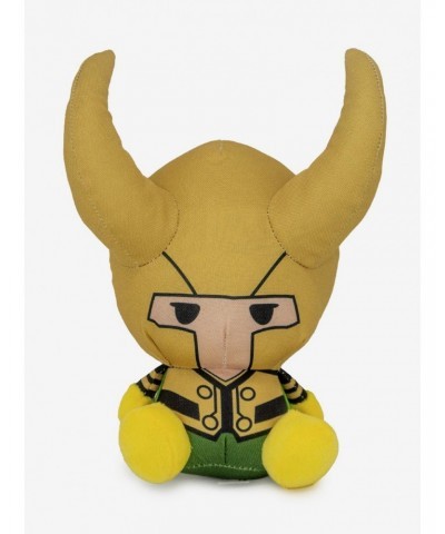 Marvel Loki Kawaii Full Body Sitting Pose Plush Squeaker Dog Toy $10.04 Toys