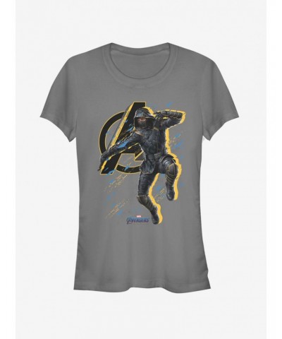 Marvel Avengers: Endgame Ronin Splatter Girls Charcoal Grey T-Shirt $7.97 T-Shirts