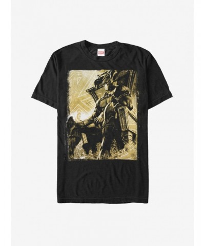 Marvel Black Panther Throne T-Shirt $11.95 T-Shirts