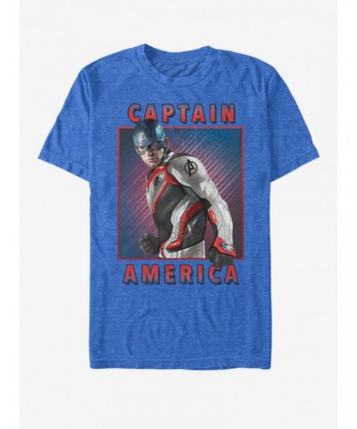 Marvel Avengers: Endgame Captain America Armor Solo Box T-Shirt $11.95 T-Shirts