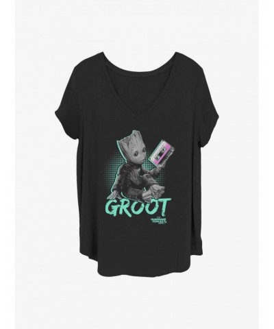 Marvel Guardians of the Galaxy Neon Baby Groot Girls T-Shirt Plus Size $8.67 T-Shirts