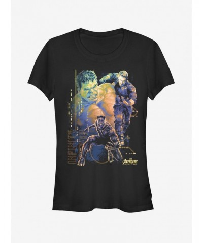 Marvel Avengers: Infinity War Heroes Girls T-Shirt $8.47 T-Shirts