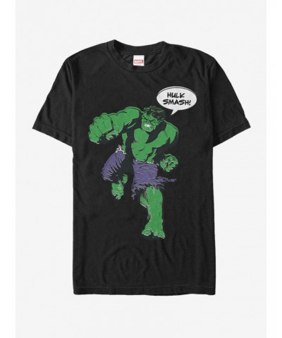 Marvel Hulk Smash Classic T-Shirt $7.17 T-Shirts
