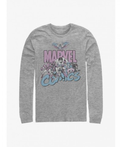 Marvel Avengers Group Long-Sleeve T-Shirt $13.16 T-Shirts