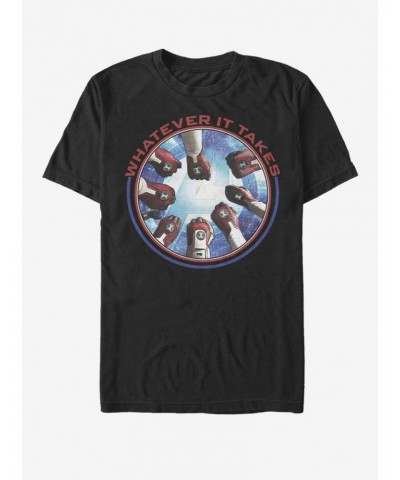 Marvel Avengers: Endgame Avengers Hands T-Shirt $7.65 T-Shirts
