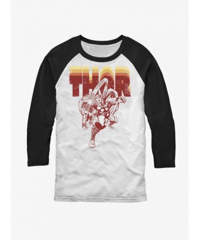 Marvel Thor Retro Thor Raglan T-Shirt $13.87 T-Shirts