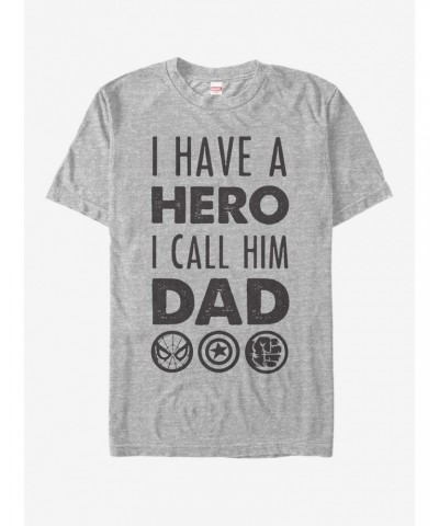 Marvel The Avengers Hero Dad T-Shirt $9.56 T-Shirts