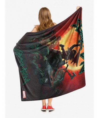 Marvel Guardians Of The Galaxy Space Rider Throw Blanket $22.76 Blankets