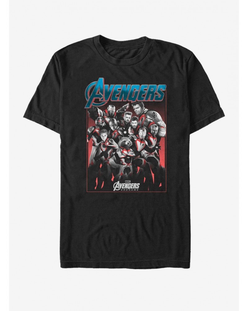 Marvel Avengers: Endgame Endgame Group Shot T-Shirt $8.60 T-Shirts