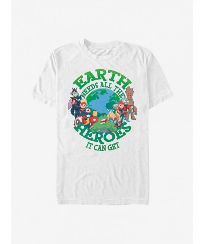 Marvel Avengers Earth Needs Heroes T-Shirt $9.56 T-Shirts