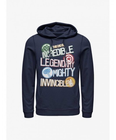 Marvel The Avengers Strengths Hoodie $20.65 Hoodies