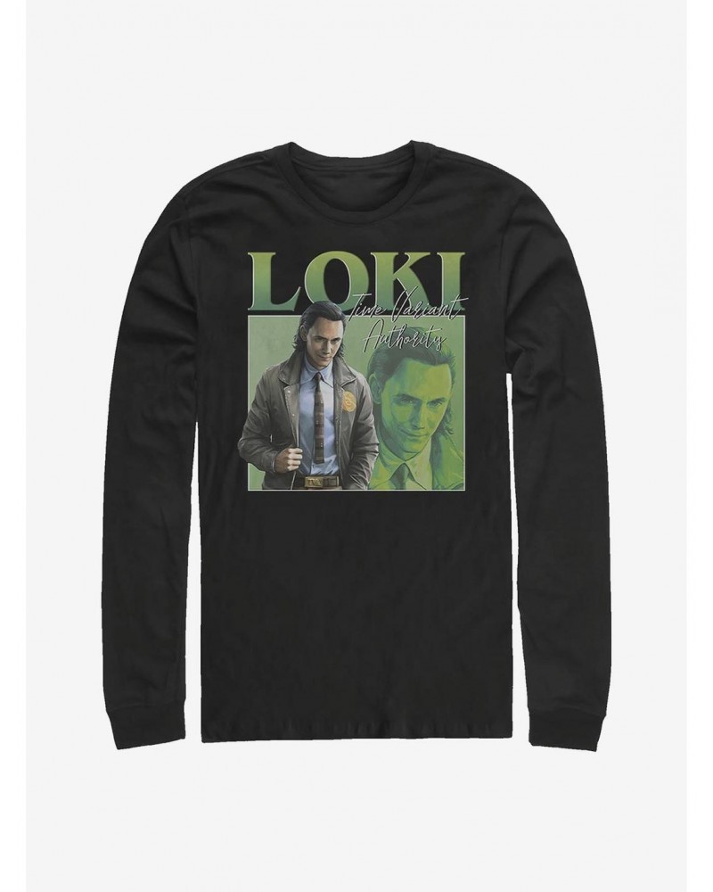 Marvel Loki Time Variant Authority Long-Sleeve T-Shirt $15.13 T-Shirts