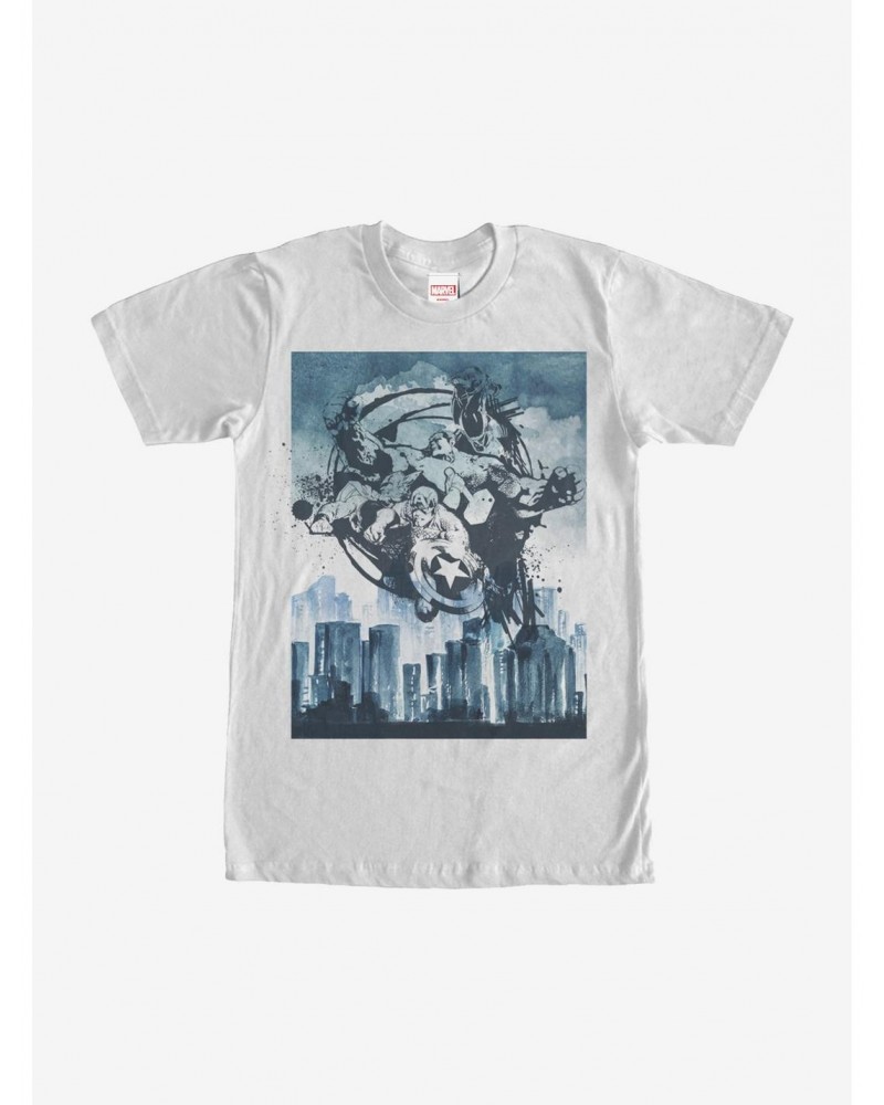 Marvel Avengers City Graffiti T-Shirt $10.76 T-Shirts