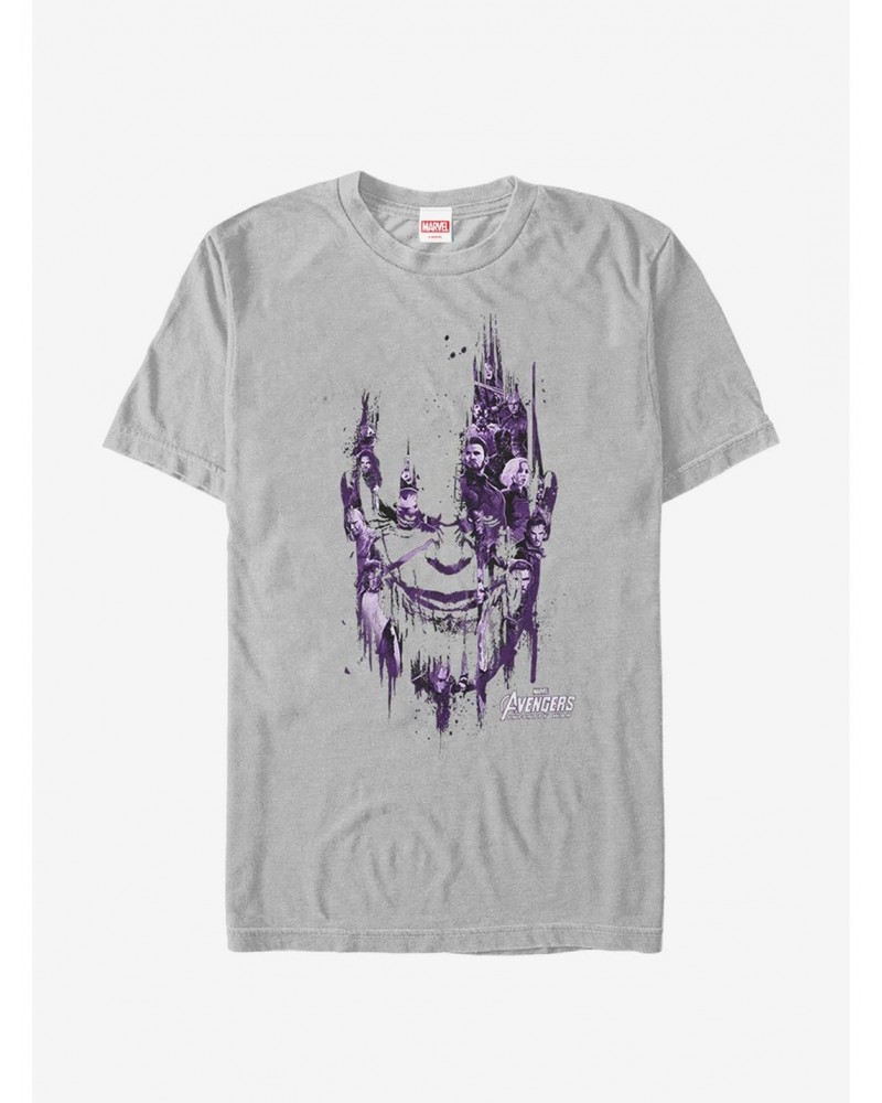 Marvel Avengers: Infinity War Thanos Face T-Shirt $9.32 T-Shirts
