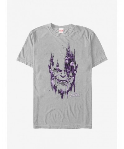 Marvel Avengers: Infinity War Thanos Face T-Shirt $9.32 T-Shirts