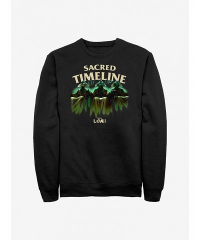 Marvel Loki Sacred Timeline Crew Sweatshirt $14.76 Sweatshirts