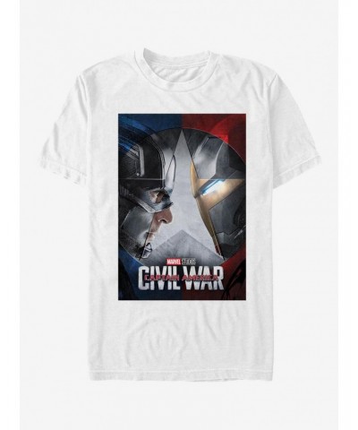 Marvel Avengers Civil Poster T-Shirt $7.41 T-Shirts