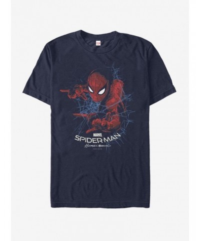 Marvel Spider-Man Homecoming Web Frame T-Shirt $7.65 T-Shirts