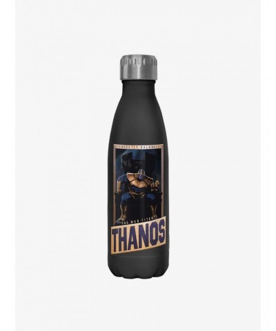 Marvel The Avengers Thanos The Mad Titan Stainless Steel Water Bottle $12.20 Water Bottles