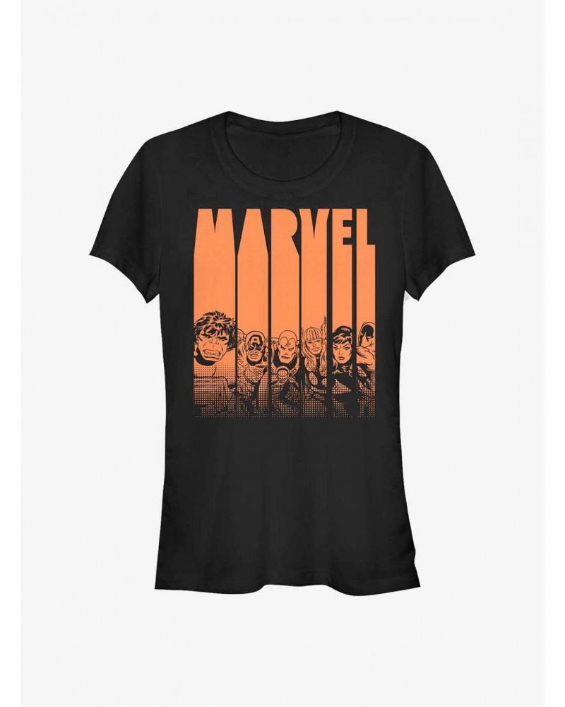 Marvel Avengers Candy Avengers Girls T-Shirt $9.46 T-Shirts