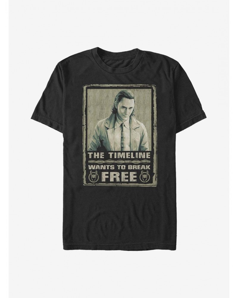 Marvel Loki Break Free T-Shirt $7.89 T-Shirts