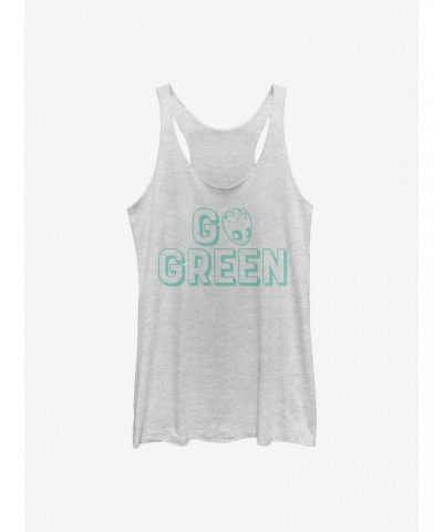 Marvel Guardians Of The Galaxy Go Green Groot Girls Tank $8.29 Tanks