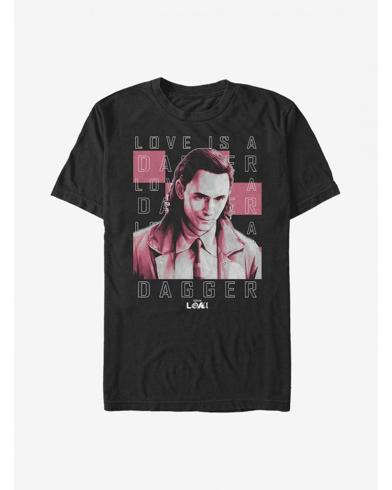 Marvel Loki Love Is A Dagger T-Shirt $9.56 T-Shirts