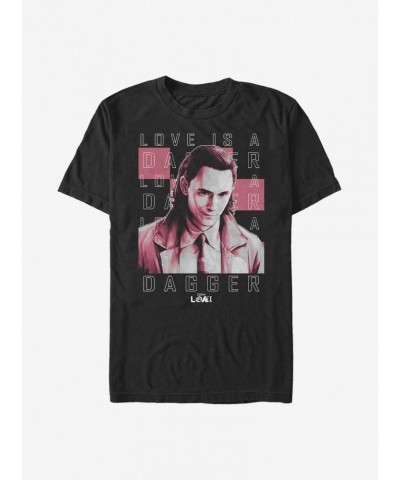 Marvel Loki Love Is A Dagger T-Shirt $9.56 T-Shirts