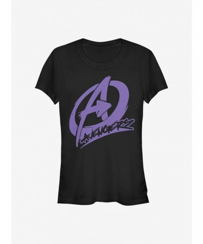 Marvel Avengers Avenger Graffiti Girls T-Shirt $7.97 T-Shirts