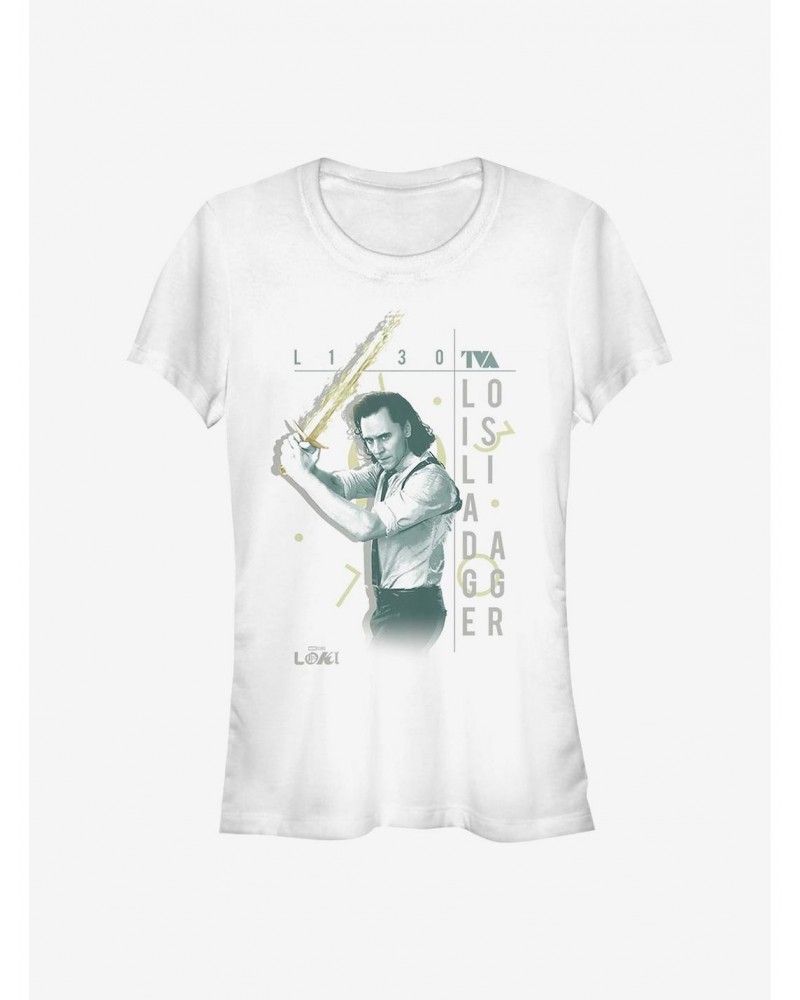Marvel Loki Dagger Girls T-Shirt $8.96 T-Shirts