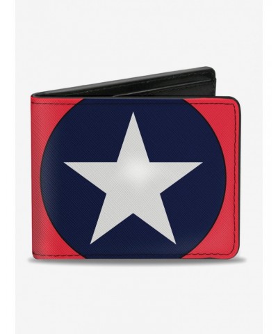 Marvel Captain America Close Up Shield Bi-fold Wallet $8.57 Wallets