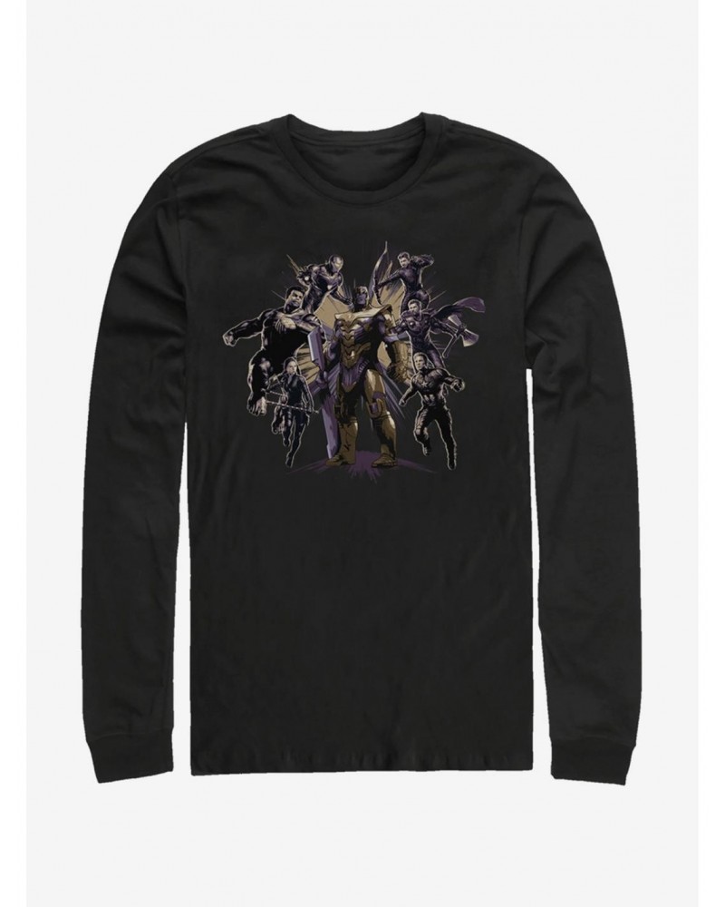 Marvel Avengers: Endgame Villain Pose Long-Sleeve T-Shirt $11.52 T-Shirts