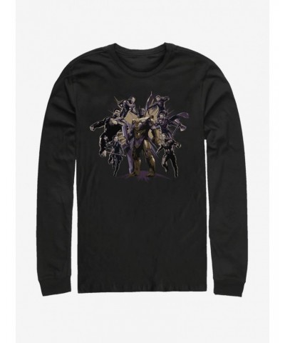 Marvel Avengers: Endgame Villain Pose Long-Sleeve T-Shirt $11.52 T-Shirts