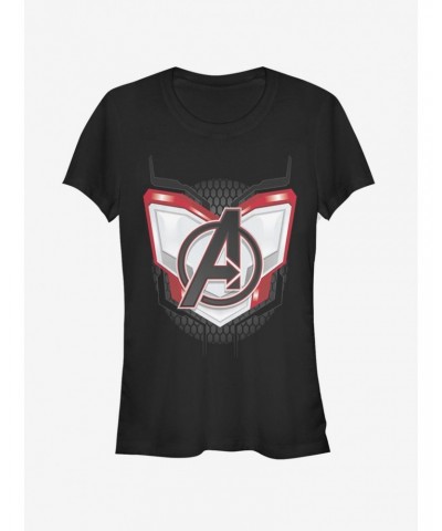 Marvel Avengers: Endgame Logo Armor Girls T-Shirt $8.47 T-Shirts