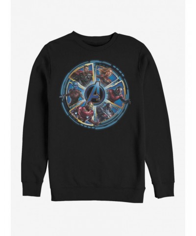 Marvel Avengers: Endgame Circle Heroes Sweatshirt $17.34 Sweatshirts