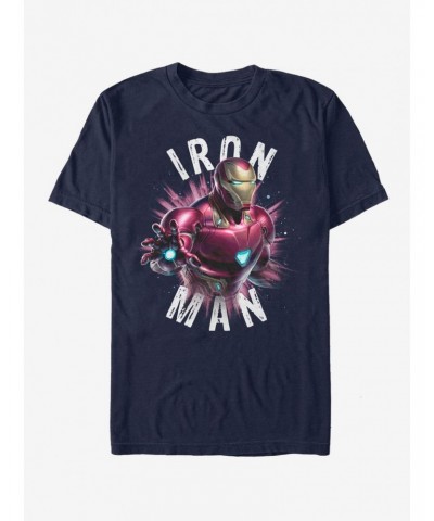Marvel Avengers Endgame Iron Man Burst T-Shirt $8.13 T-Shirts