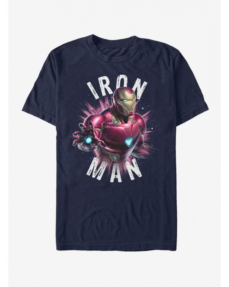 Marvel Avengers Endgame Iron Man Burst T-Shirt $8.13 T-Shirts