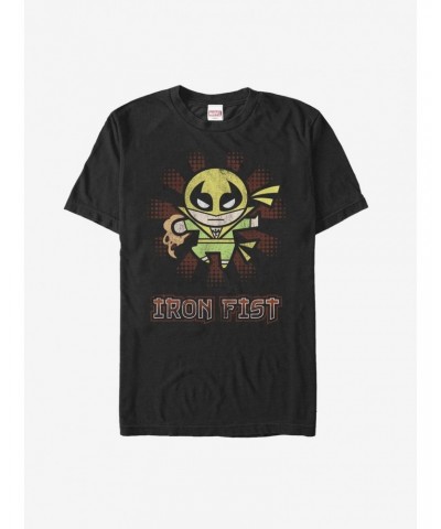 Marvel Iron Fist Kawaii T-Shirt $10.28 T-Shirts