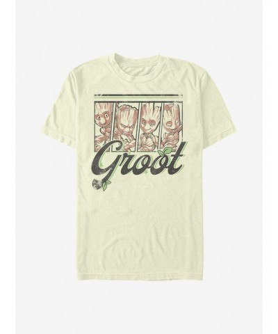 Marvel Guardians Of The Galaxy Four Panel Groot T-Shirt $7.17 T-Shirts