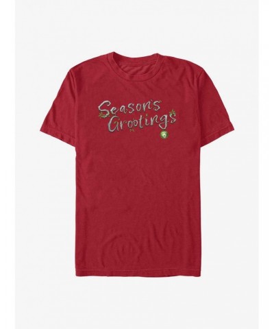 Marvel Guardians of the Galaxy Holiday Special Seasons Grootings T-Shirt $11.23 T-Shirts