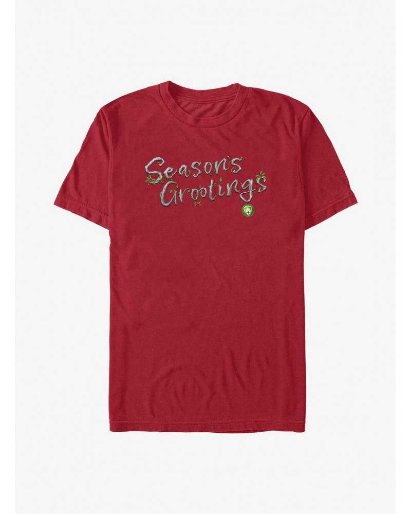 Marvel Guardians of the Galaxy Holiday Special Seasons Grootings T-Shirt $11.23 T-Shirts