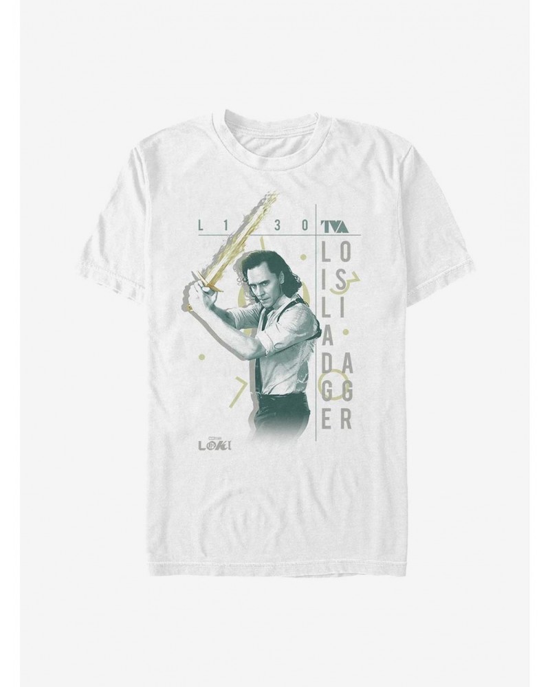 Marvel Loki Mischief Dagger T-Shirt $7.41 T-Shirts