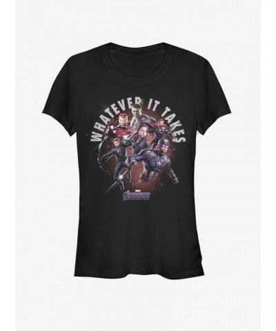 Marvel Avengers Endgame Heroes Sacrifice Girls T-Shirt $12.45 T-Shirts