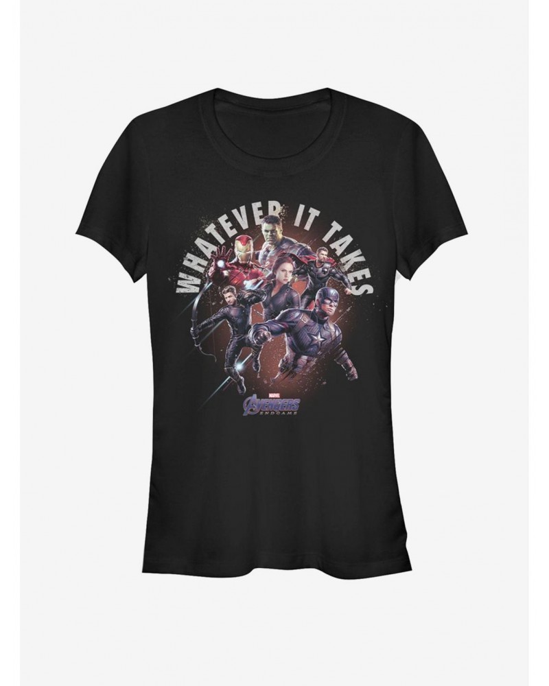 Marvel Avengers Endgame Heroes Sacrifice Girls T-Shirt $12.45 T-Shirts