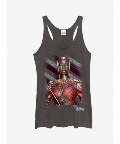 Marvel Avengers: Infinity War Okoye Stripe Girls Tanks $8.03 Tanks