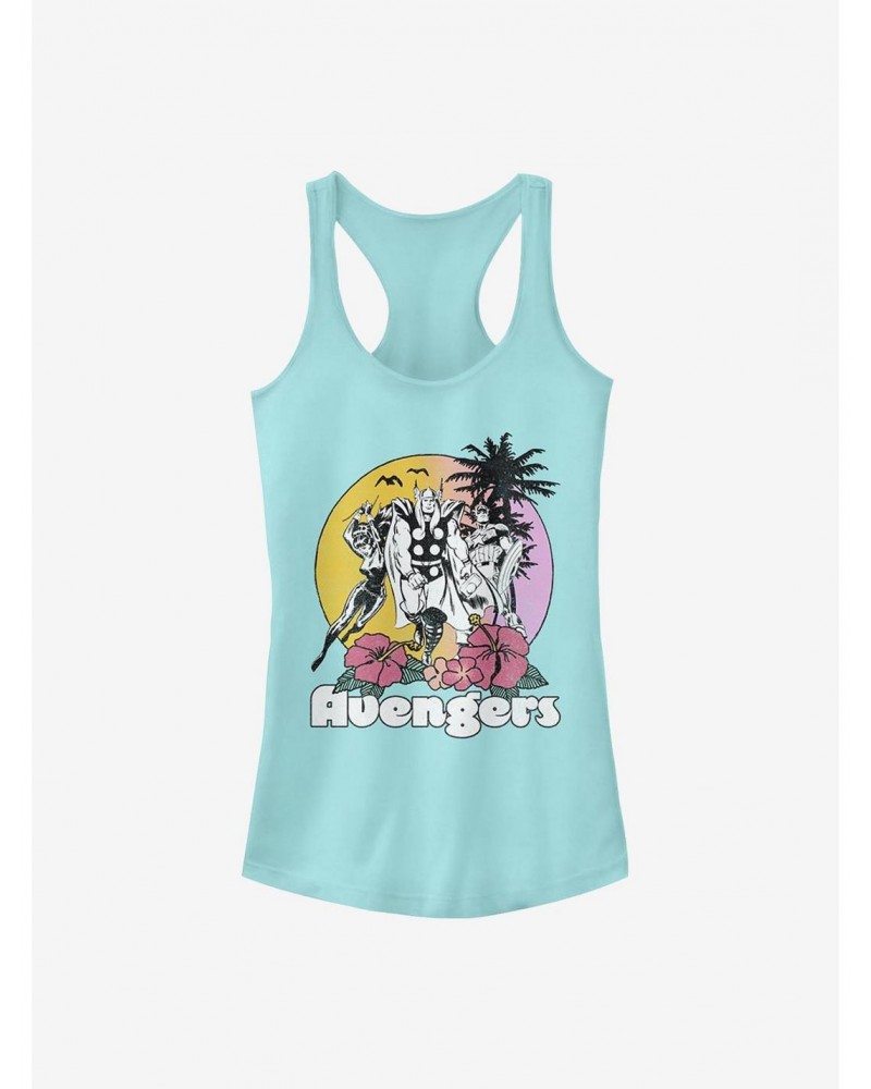 Marvel Avengers Tropical Beach Girls Tank $8.47 Tanks